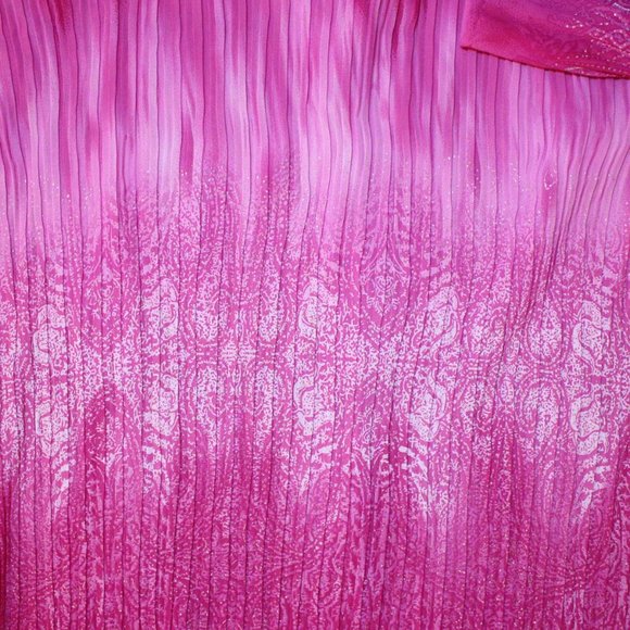 Liz&Me Platinum 5X 34/36W Pink Crinkle Blouse NWT - Picture 11 of 14